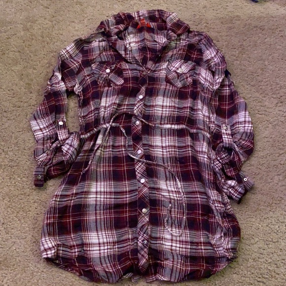 Guess size small plaid dress - Picture 1 of 4